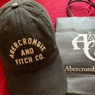 アバクロンビーアンドフィッチ(Abercrombie&Fitch)のアバクロキャップ【人気BLACKモデル.最終価格】(キャップ)