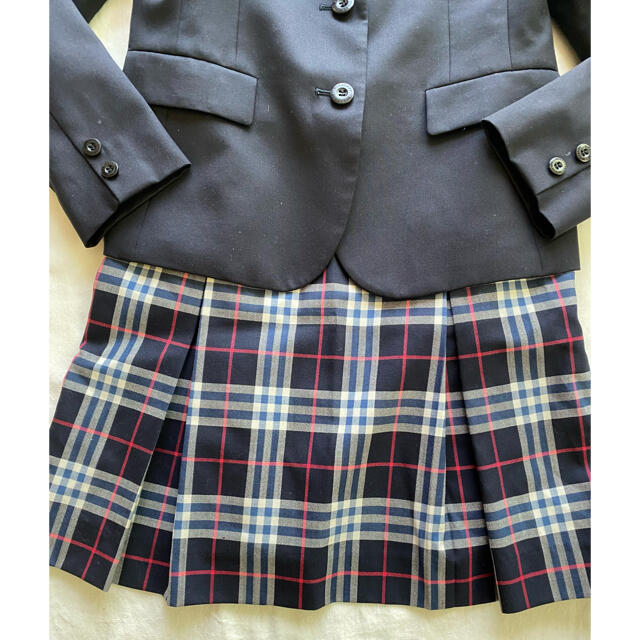 バーバリー　女の子　スーツ　150 4点セット　卒業式　面接　入学式　制服