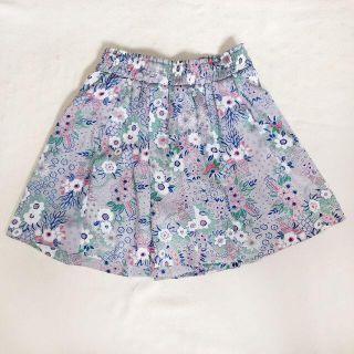 ユニクロ(UNIQLO)の【美品】ユニクロ UNIQLO キュロットスカート/ショートパンツ 花柄(キュロット)