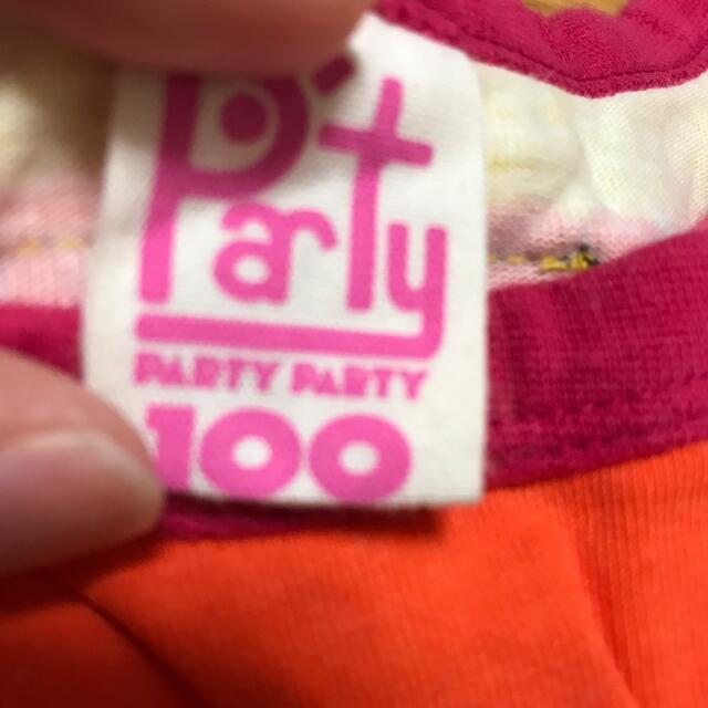 PARTYPARTY(パーティーパーティー)のワンピース　100 キッズ/ベビー/マタニティのキッズ服女の子用(90cm~)(ワンピース)の商品写真