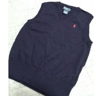 ポロラルフローレン(POLO RALPH LAUREN)のPolo Ralph Lauren ベスト(紺色)　サイズ7(ニット)