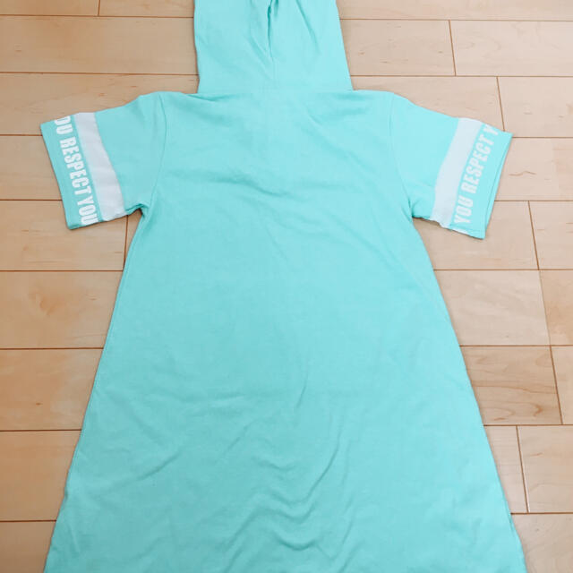 ☆くまじろう様専用☆  ワンピース　140 ミントグリーン キッズ/ベビー/マタニティのキッズ服女の子用(90cm~)(ワンピース)の商品写真