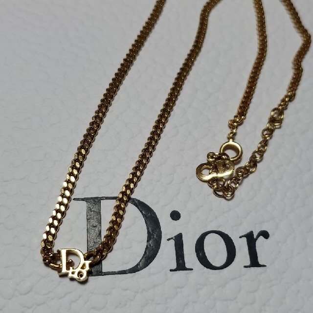 Christian Dior(クリスチャンディオール)のディオール ロゴネックレス YG レディースのアクセサリー(ネックレス)の商品写真