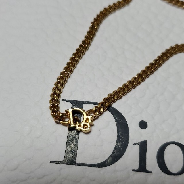 Christian Dior(クリスチャンディオール)のディオール ロゴネックレス YG レディースのアクセサリー(ネックレス)の商品写真