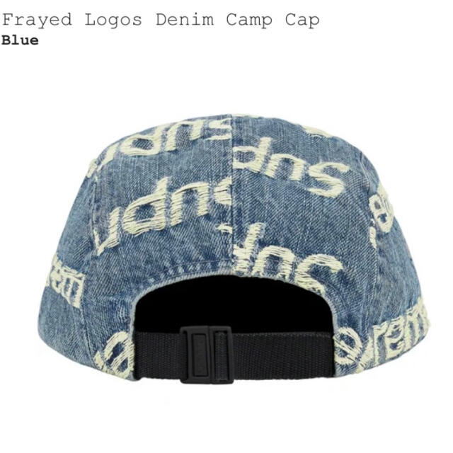 Supreme®/ Frayed Logos Denim Camp Capキャップ