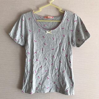 フィント(F i.n.t)の◎Fi.n.t◎ Baby&Baby リボン 刺繍 Tシャツ(Tシャツ(半袖/袖なし))