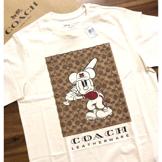 【DISNEY X COACH☆日本限定】完売品！新品！ベースボール ミッキー！¥19800カラー