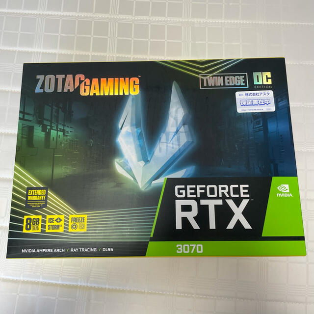 PCパーツZOTAC GeForce RTX 3070 Twin Edge OC