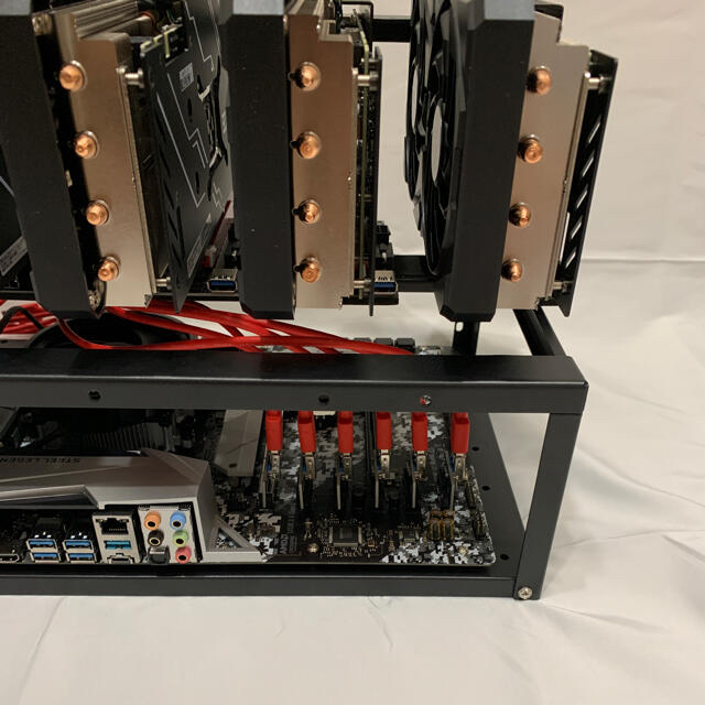 マイニングリグ 保証付き!
の通販 by 自作PCショップ|ラクマ RTX3070×6 特価爆買い