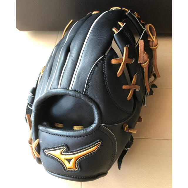 MIZUNO(ミズノ)の＂2回使用＂ミズノ プロフェッショナル グローブ 右投げ用 スポーツ/アウトドアの野球(グローブ)の商品写真