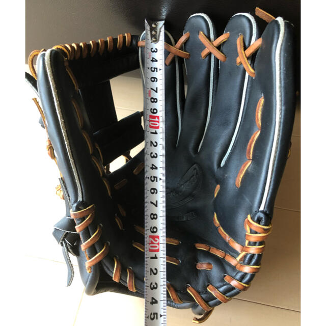 MIZUNO(ミズノ)の＂2回使用＂ミズノ プロフェッショナル グローブ 右投げ用 スポーツ/アウトドアの野球(グローブ)の商品写真