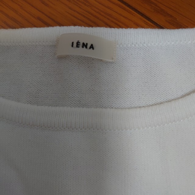 IENA(イエナ)の専用イエナ　コットンストレッチ　ワイドクルーネックプルオーバー レディースのトップス(ニット/セーター)の商品写真