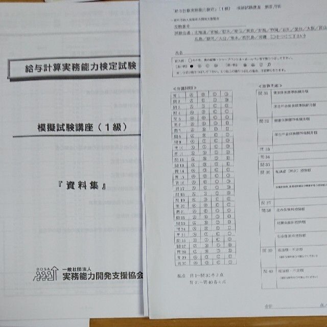 給与計算実務能力検定 1級 2019年度版