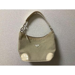 プラダ(PRADA)のPRADA/イタリア製/ハンドバッグ/キャンバス/ベージュ/レディース(ハンドバッグ)