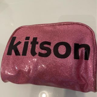 キットソン(KITSON)のKitson ピンクラメポーチ新品未使用(ポーチ)