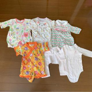 セレク(CELEC)の女の子ロンパース　60〜70サイズ　まとめ売り(ロンパース)