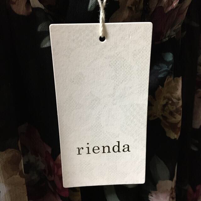 rienda(リエンダ)のrienda フラワーシアーロングワンピース レディースのワンピース(ロングワンピース/マキシワンピース)の商品写真