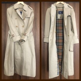 バーバリー(BURBERRY)の【美品】☆BURBERRY☆バーバリー☆ロングトレンチコート＊ライナー付＊正規品(トレンチコート)