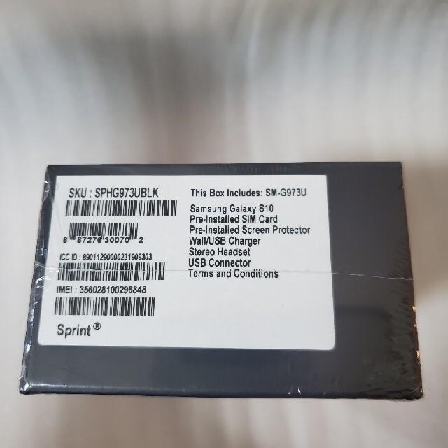 Galaxy S10 Prism Black 128 GB SIMフリー