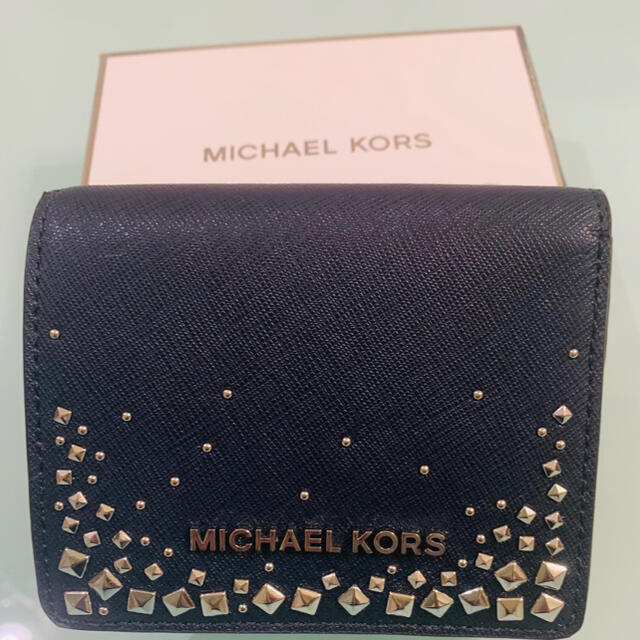 Michael Kors(マイケルコース)の★新品未使用★ マイケルコース MICHAEL KORS レディース二つ折り財布 レディースのファッション小物(財布)の商品写真