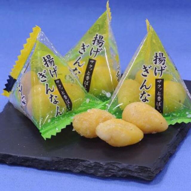 揚げぎんなん(２００ｇ２ｐ)＋手巻き納豆(１２０ｇ)おまとめセット／送料込 食品/飲料/酒の食品(菓子/デザート)の商品写真