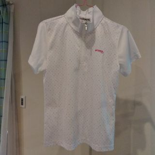 ケイパ(Kaepa)の86朝割) Kaepa ドット柄　半袖シャツ　レディース　初夏ですね⭐　サイズL(Tシャツ(半袖/袖なし))