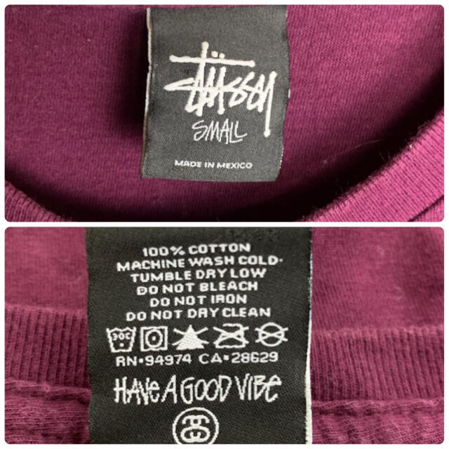 STUSSY(ステューシー)の【メキシコ製】ステューシー★ビッグロゴプリント入り　Tシャツ 希少カラー メンズのトップス(Tシャツ/カットソー(半袖/袖なし))の商品写真