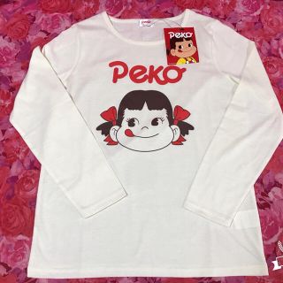 サンリオ(サンリオ)の☆ちょっと値下げ Peko ペコちゃん カットソー LLサイズ タグ付き(カットソー(長袖/七分))