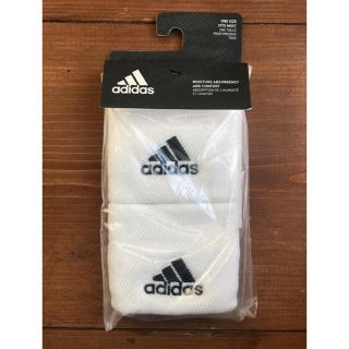 アディダス(adidas)の【新品】アディダス　テニス用リストバンド　白(その他)