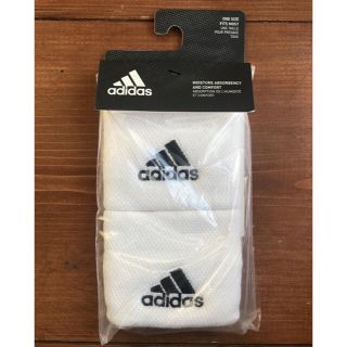 アディダス(adidas)の【新品】アディダス　テニス用リストバンド　白(その他)