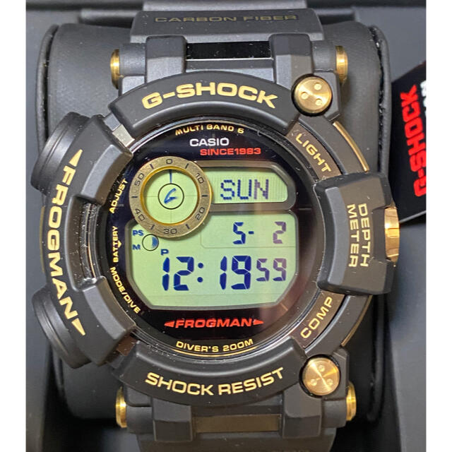 【ギフ_包装】 G-SHOCK - 35周年　CASIO G-SHOCK フロッグマン GWF-D1035B-1JR 腕時計(デジタル)