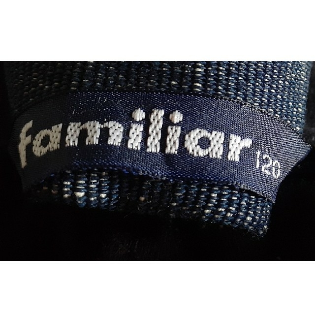 familiar(ファミリア)の【maria様専用】120㎝ファミリアfamiliar濃紺バミューダパンツ キッズ/ベビー/マタニティのキッズ服女の子用(90cm~)(パンツ/スパッツ)の商品写真