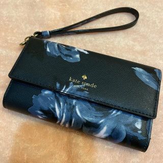 ケイトスペードニューヨーク(kate spade new york)のkatespade 携帯入れ　カード入れ　花柄(名刺入れ/定期入れ)