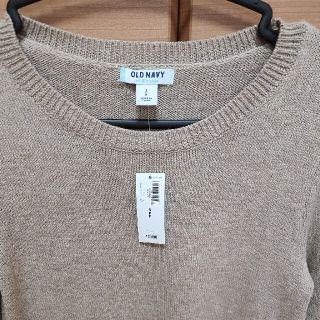 オールドネイビー(Old Navy)の新品★OLD NAVYベージュ長袖★S(カットソー(長袖/七分))