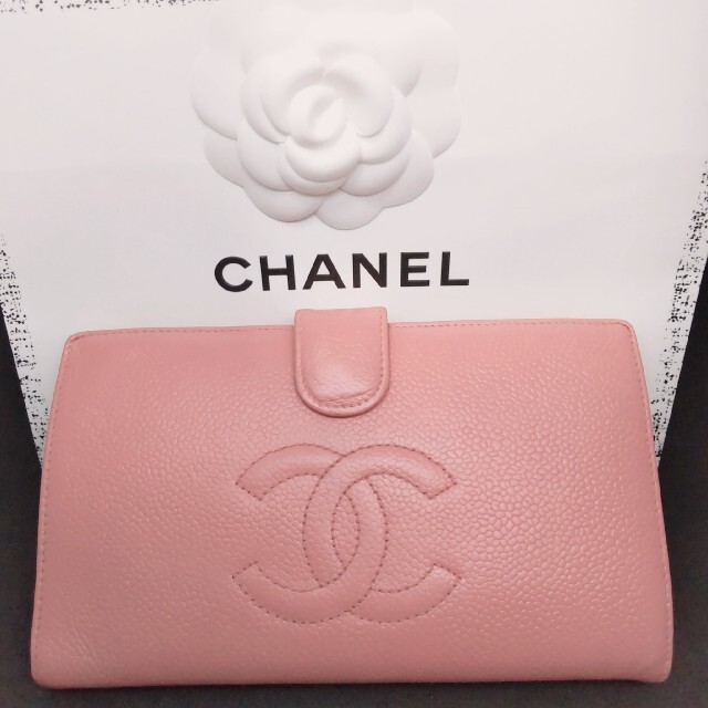 12万円(新品時の参考価格)シャネルキャビアスキン 長財布♡ 特別