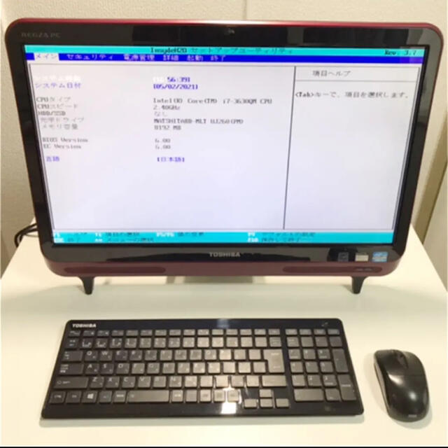 ☆TOSHIBA デスクトップパソコン PD712V7HBMG