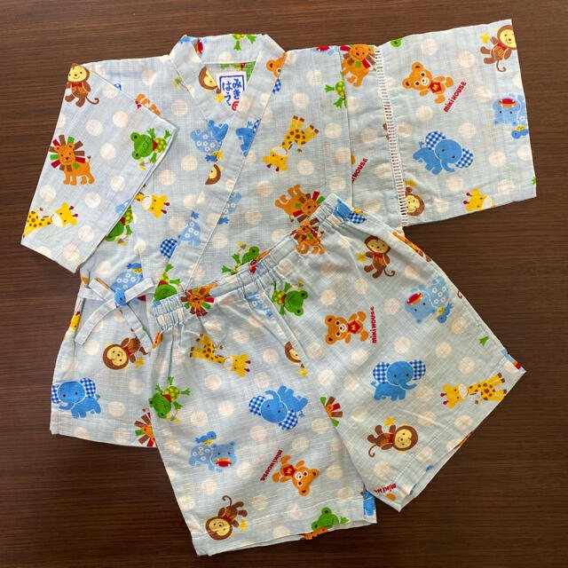 mikihouse(ミキハウス)のミキハウス☆甚平　90 キッズ/ベビー/マタニティのキッズ服男の子用(90cm~)(甚平/浴衣)の商品写真