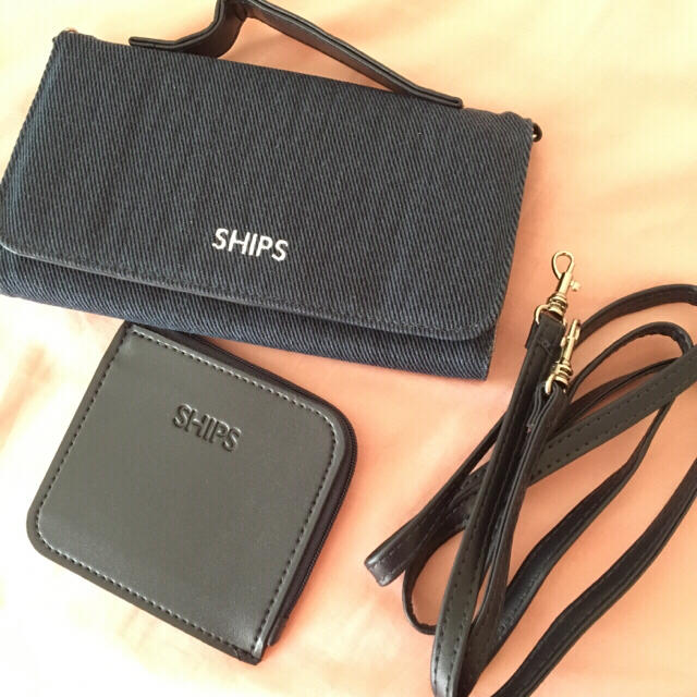 SHIPS(シップス)のSHIPS スマホ長財布ポシェット&ちび財布  レディースのファッション小物(財布)の商品写真