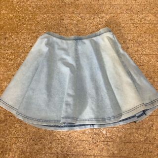 トップショップ(TOPSHOP)の【最終値下げ】TOPSHOP デニムスカート フレアスカート(ミニスカート)