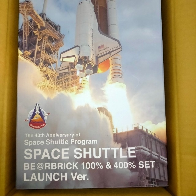 SPACE SHUTTLE BE@RBRICK LAUNCH 100%&400%