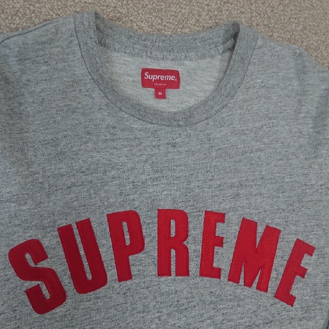 Supreme(シュプリーム)のsupreme 16ss arc logo l/s top gray M メンズのトップス(Tシャツ/カットソー(七分/長袖))の商品写真