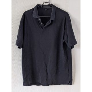 ユニクロ(UNIQLO)のユニクロ　ポロシャツ　ＸＬ 黒(シャツ)