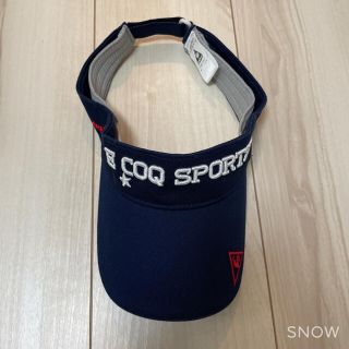 ルコックスポルティフ(le coq sportif)のslgno2様専用　ルコック　ゴルフ　サンバイザー(ゴルフ)