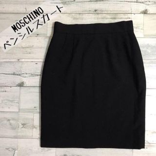 モスキーノ(MOSCHINO)のused モスキーノ　MOSCHINO ペンシルスカート タイトスカート 膝丈(ひざ丈スカート)