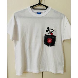 ディズニー(Disney)のディズニー　ミッキー　Tシャツ　140cm ホワイト(Tシャツ/カットソー)