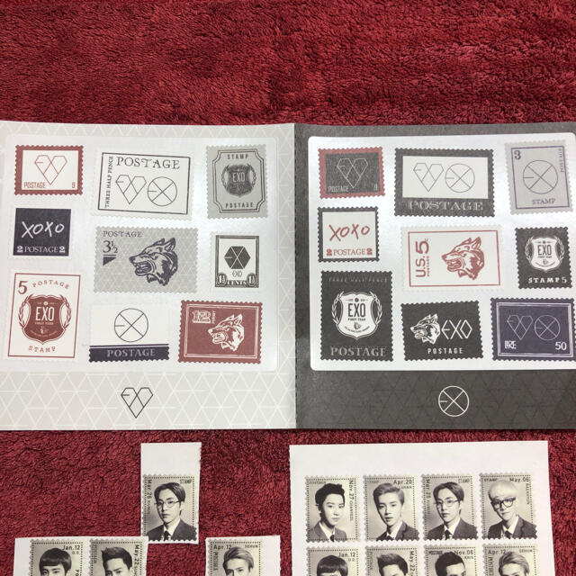 EXO(エクソ)のEXO ウルロン/Growl 公式シール(ステッカー) エンタメ/ホビーのCD(K-POP/アジア)の商品写真