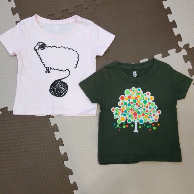 Design Tshirts Store graniph(グラニフ)のgraniph　Tシャツセット　100 キッズ/ベビー/マタニティのキッズ服女の子用(90cm~)(Tシャツ/カットソー)の商品写真