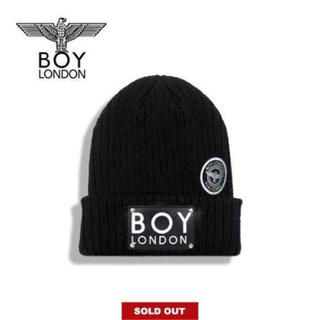 ボーイロンドン(Boy London)の新品完売品 BOY LONDON♡BOYロゴビーニー ニット帽(ニット帽/ビーニー)