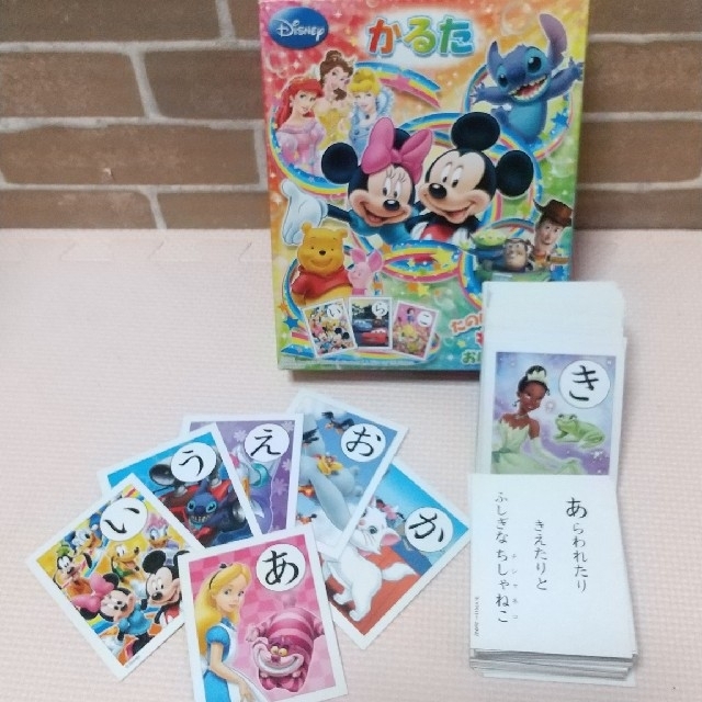 Disney(ディズニー)のディズニー かるた エンタメ/ホビーのテーブルゲーム/ホビー(カルタ/百人一首)の商品写真