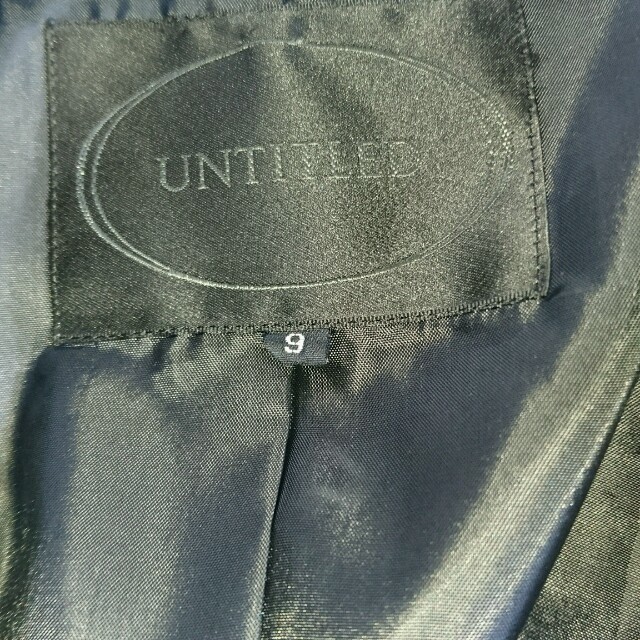 UNTITLED(アンタイトル)のUNTITLED size9 黒ワンピース&ジャケット レディースのワンピース(ひざ丈ワンピース)の商品写真
